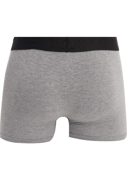 Erkek 2'li Pamuk Likralı Esnek Kumaş Boxer modelleri