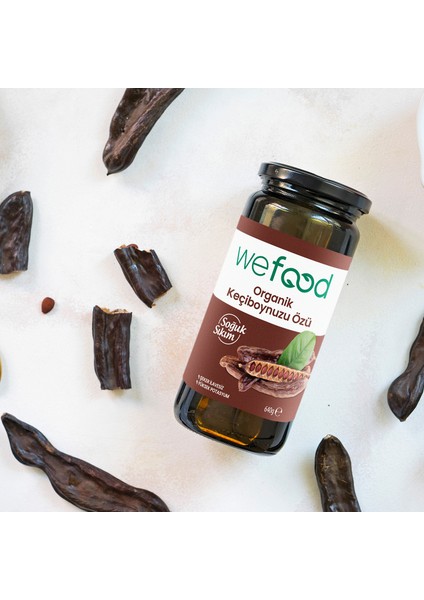 Organik Keçiboynuzu Özü 640 gr (Soğuk Sıkım) 2'li indirimleri