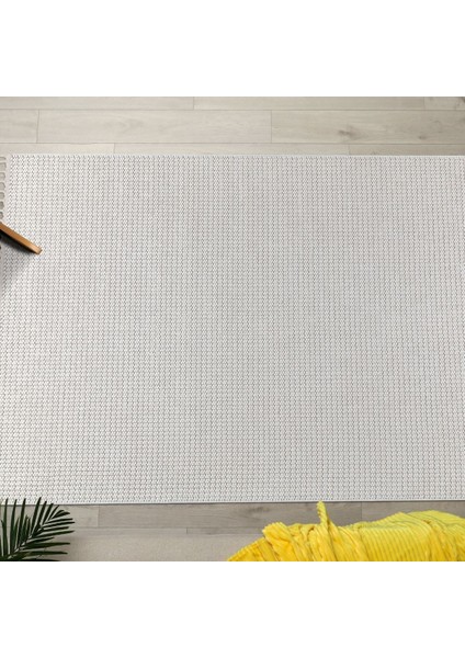 S256 Beyaz Bukle Halı – Saraz Buklem Koleksiyonu Salon Halısı, Mutfak Halısı, Antre Hol Halısı