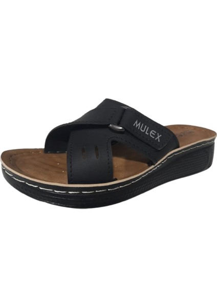 Siyah Yandan Cırtlı Ortopedik Terlik fiyatları