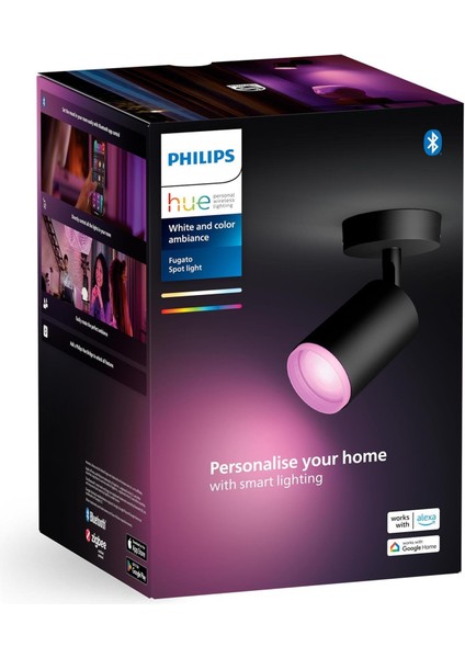 Hue Fugato Akıllı LED Spot Lamba 1X4.2W (Siyah) V2 indirimleri