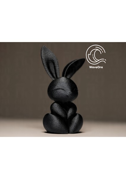 Noir Bunny – Siyah Sevimli Tavşan Biblo