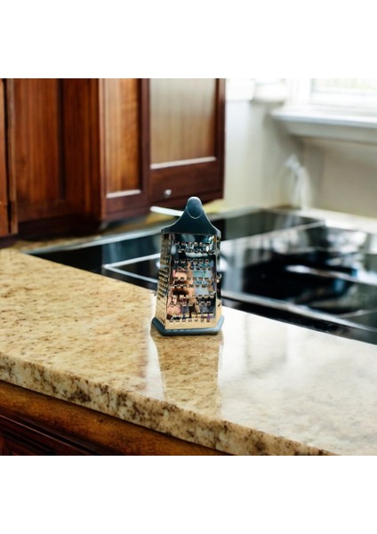 Rende 6 Başlıklı Pıratik Kulanım Sağlar Paslanmaz Çelik 25CM Yükseklik 13CM Genişlk