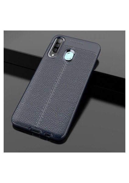 Samsung Galaxy A20S Kılıf Uzun Ömürlü ve Dayanıklı Dermiq Premium Esnek Lüks Silikon Kapak