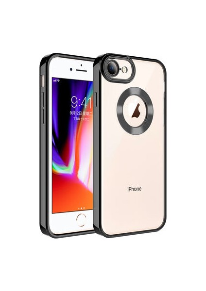 iPhone 8 Kılıf Köşeleri Parlak Renkli ve Logo Detaylı Chorma Premium Silikon Kapak