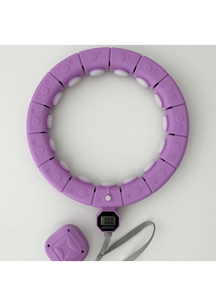 Akıllı Egzersiz Çemberi 24 Bölüm Parça Mor Renk Fitness Spor Egzersiz Halkası Sayaçlı modelleri