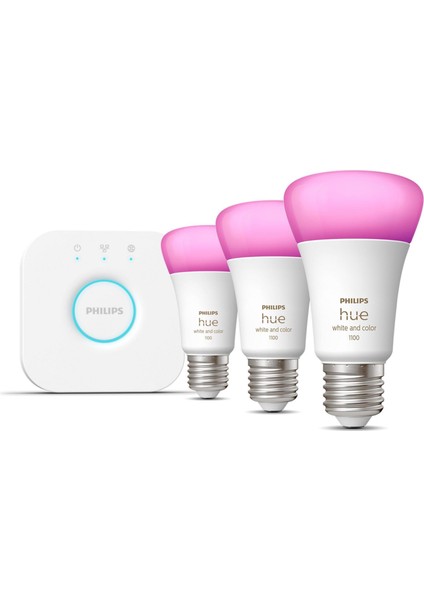 Huewca 9W E27 Renkli Akıllı Ampul 3'lü Başlangıç Seti fiyatları