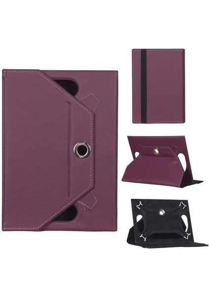 Galaxy Tab S7 SM-T875 Universal Standlı Tablet Kılıfı Mor