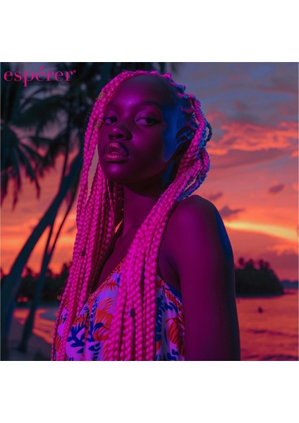 Sentetik Örgülük Saç 100 gr - Neon Pembe