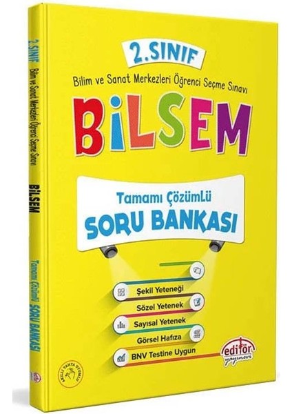 Editör 2026 2. Sınıf Bilsem Çözümlü Soru Bankası