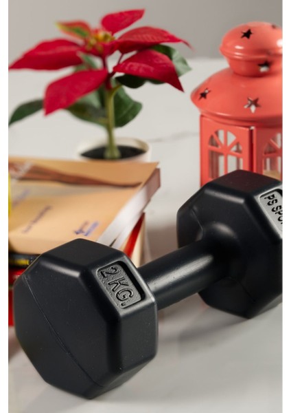 Siyah 3'lü Dambıl Seti, 1-2-3 Kg, Sağlam ve Şık Spor Ekipmanı indirimleri