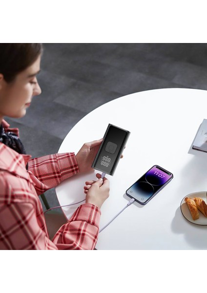 4500MAH Auhma Şarjlı LED Işıklı 150PSI LCD Ekranlı 78W Araç Bisiklet Motor Top Vs Şişirme Kompresörü fırsatları