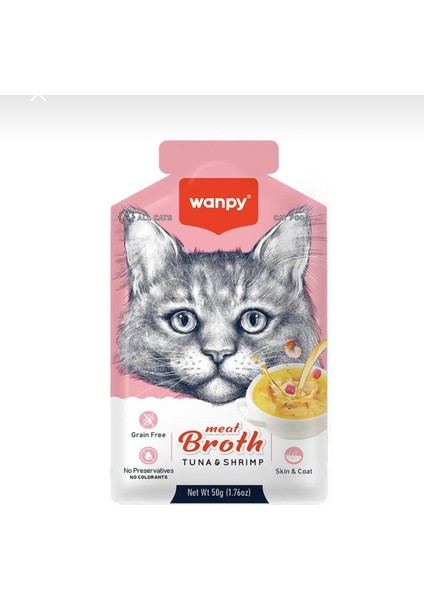 Kedi Çorbası Ton Balıklı & Karidesli 50 gr Sk: 07.2026