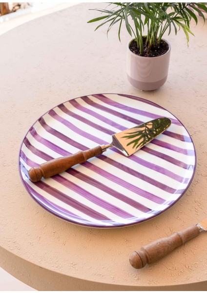 Joy Servis Tabağı 6lı Set Mor 26 cm modelleri