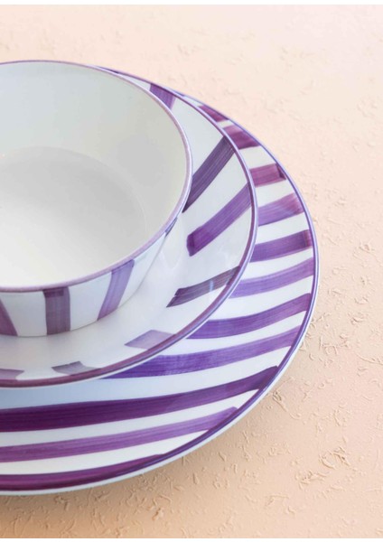 Joy Servis Tabağı 6lı Set Mor 26 cm indirimleri