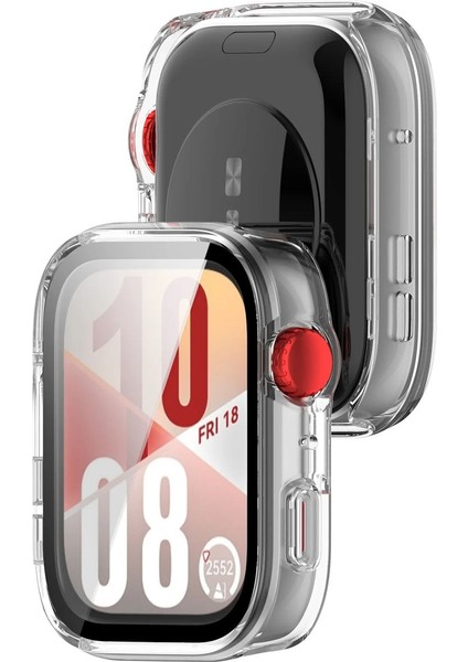 Huawei Watch Fit 4 Pro Uyumlu Şeffaf Sert Kasa Koruyucu
