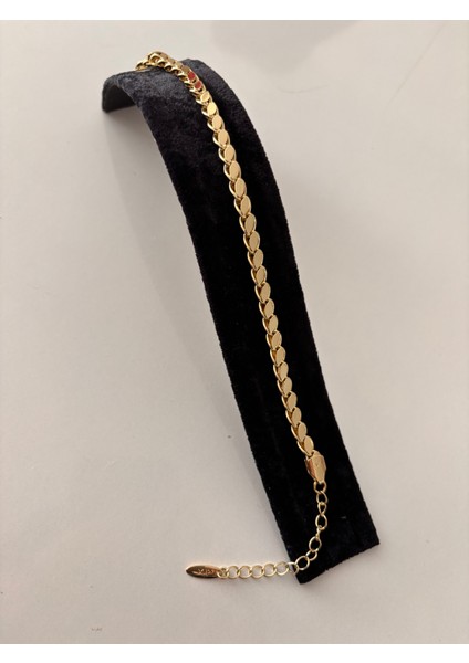 Altın Renk Paslanmaz Çelik Yaprak Desenli Bileklik – Dayanıklı ve Şık modelleri