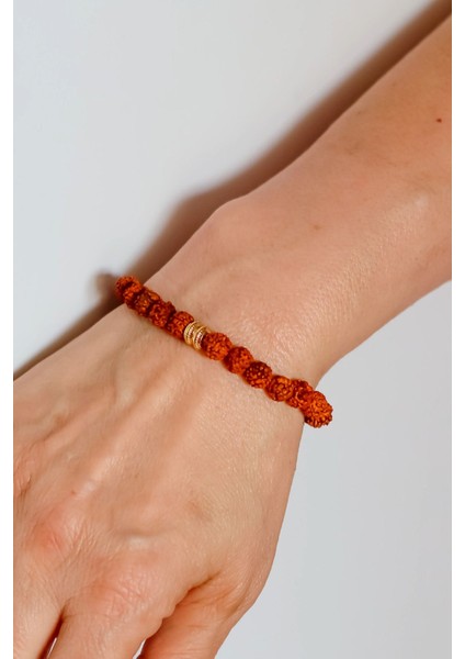 Rudraksha Doğal Taş Bileklik (Zihinsel Dengenin Anahtarı) Aa Kalite