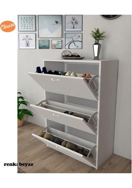 Duser Kapaklı Ayakkabılık Dolabı 3 Kapaklı Ayakkabı Dolabı fırsatları