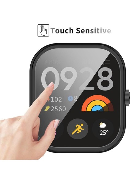 Xiaomi Redmi Watch 4 Uyumlu Kasa ve Ekran Koruyucu 360 Tam Koruma Sert Pc Kasa Koruyucu fırsatları