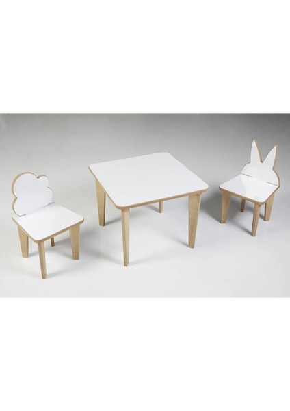 Yaz Sil Yüzeyli Çocuk Aktivite Masa Sandalye Takımı - Çift Sandalye fırsatları