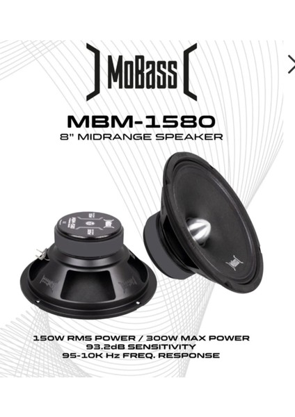 Yeni Seri 20CM 150RMS Midrange Ses Ünitesi, Güç ve Kalite Bir Arada
