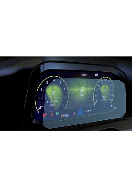 10 Inç Dijital Gösterge Ekran Koruyucu, Araç Için Güvenli ve Temiz Kullanım