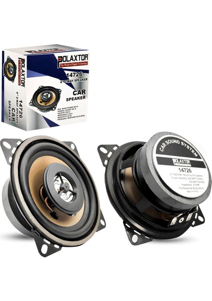 10CM 200W Oto Hoparlör, Yüksek Ses Kalitesi, Güçlü ve Temiz Ses