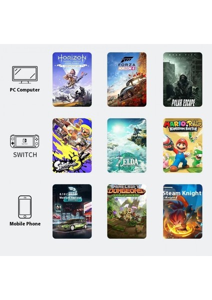 Rgb Kablosuz Joystick Wireless Oyun Kolu Pc/ switch/ ıos/ android Için Oyun Kolu Nintendo Swich Uyumlu Pc Laptop