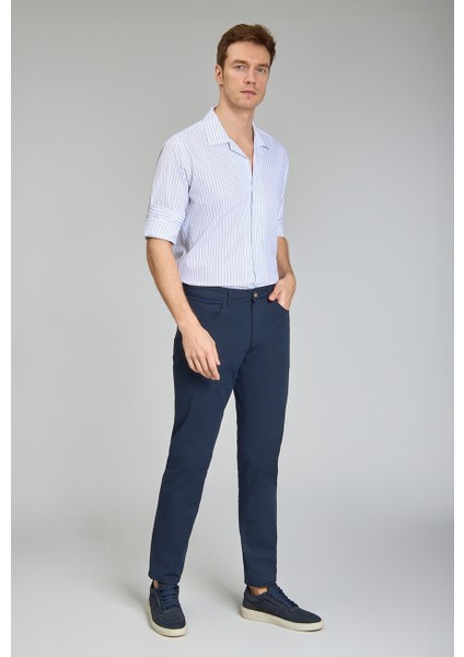 Lacivert Pamuk 5 Cepli Spor Erkek Pantolon PNS24Y24109_D39 fiyatları