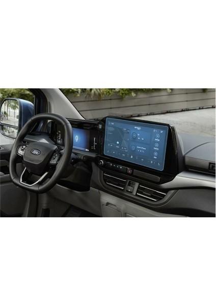 Ford Tourneo Custom Ekran Koruyucu 8 Inç Dijital Gösterge ve 13INÇ Multimedya 2'li Set fırsatları