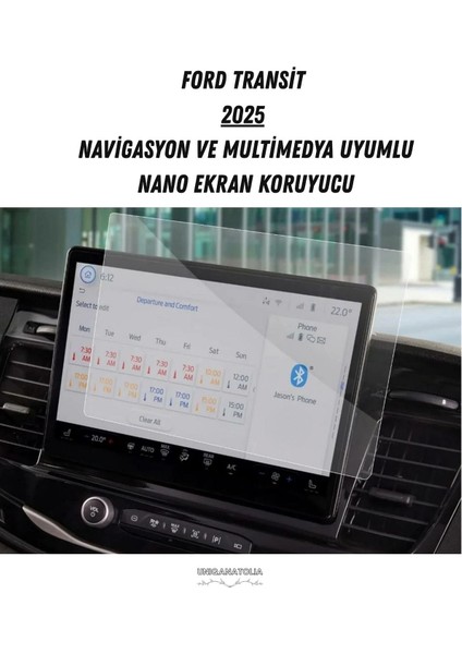 2025 Transit Navigasyon ve Multimedya Uyumlu Nano Ekran Koruyucu