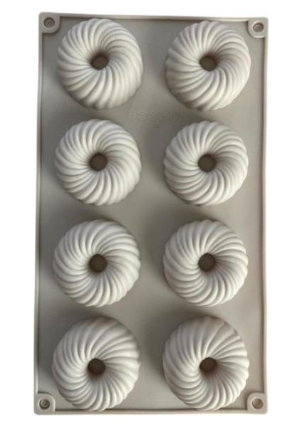 Silikon Kek Kalıbı Yuvarlak Tırtıklı