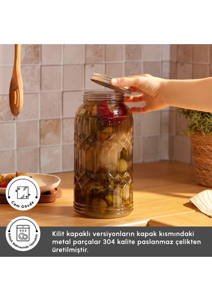 Storica Cam Kavanoz 2700 ml modelleri