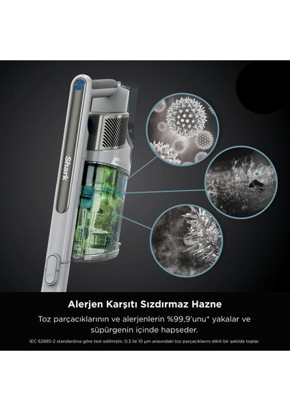 Powerpro Turbo Başlıklı Şarjlı Dikey Süpürge