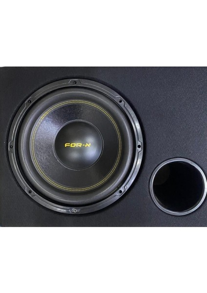 30CM 1200W Rms Tek Bobin Subwoofer Kabinli Güçlü Ses