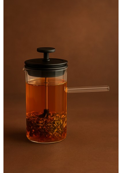 Borosilikat Optikli French Press ve Cezve 2si 1 Arada 450ML modelleri