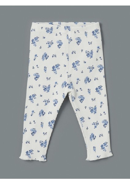 Lcw Baby Mavi Kurdele Detaylı Kız Bebek Bluz ve Tayt 2'li indirimleri