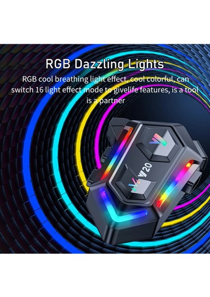 Y20 Motosiklet Bluetooth Kulaklık, 5.3 Çağrı, Gürültü Önleyici, Rgb Işık, Su Geçirmez indirimleri