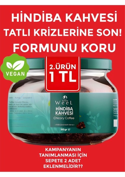 Harman (Karahindiba) Hindiba Kahvesi Diyet Detox Form Granül Kahve 150GR