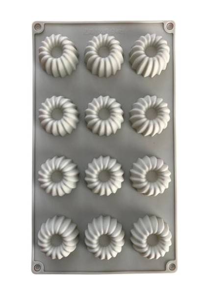 Silikon Kek Kalıbı Yuvarlak Tırtıklı