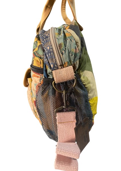 Vintage Salaş Çok Renkli Küçük Seyahat Gezi Omuz El Çantası 31CMX44CM modelleri
