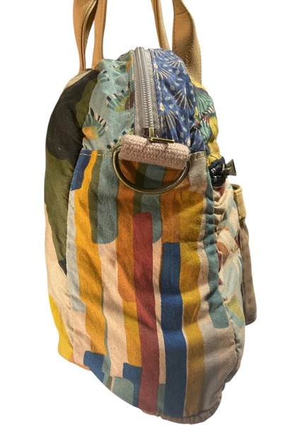 Vintage Salaş Çok Renkli Küçük Seyahat Gezi Omuz El Çantası 31CMX44CM fırsatları