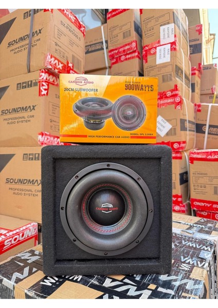20 cm Mini Subwoofer, 900W, Kompakt ve Güçlü Ses Deneyimi