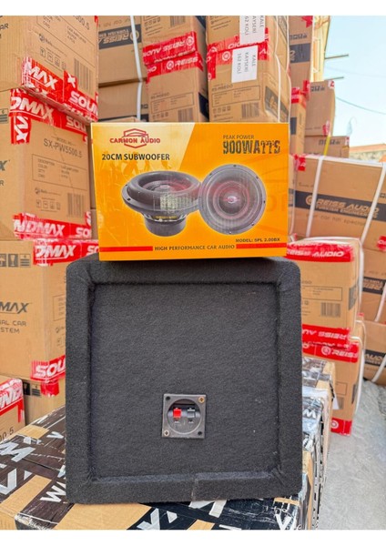20 cm Mini Subwoofer, 900W, Kompakt ve Güçlü Ses Deneyimi fiyatları