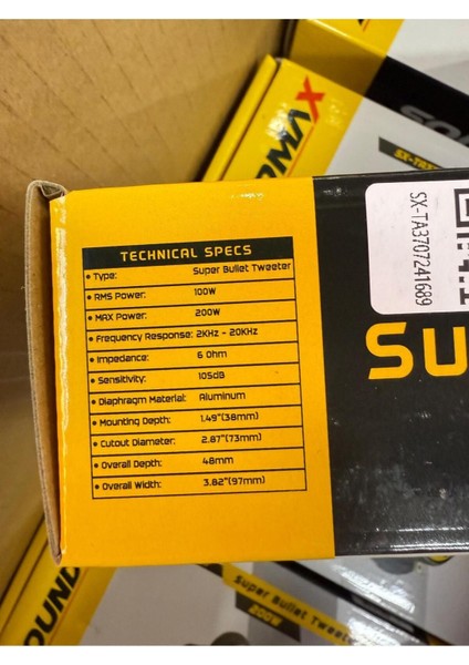 Yüksek Güçlü 10CM Dome Tweeter Çifti, Tiz Ses Kalitesi, Yeni Model fırsatları