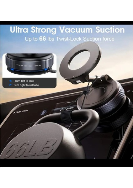 360° Döner Manyetik Telefon Tutucu Araç Içi Vakumlu Cam Vakum Standı Masa Üstü Mobil Telefon Stant fırsatları