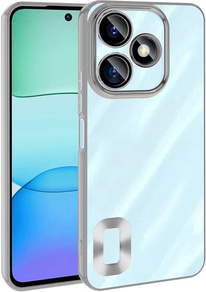 Redmi 13 4g Kılıf Logo Detaylı ve Kenarları Renkli Omega Premium Kapak
