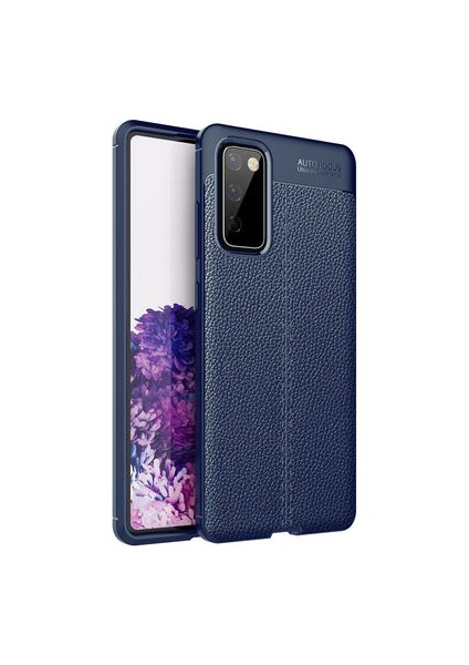 Samsung Galaxy S20 Fe Kılıf Deri Görünümlü Deriko Premium Silikon Kapak