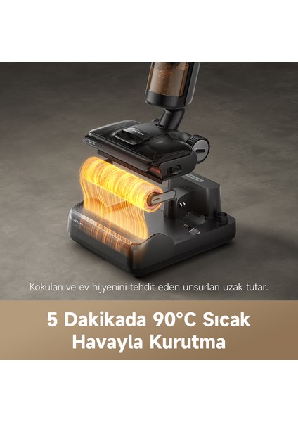 H12 Pro FlexReach Islak ve Kuru Süpürge, 18.000 Pa Güçlü Vakum indirimleri